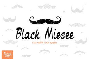 Black Miesee: A Playful Display Font for Web Design