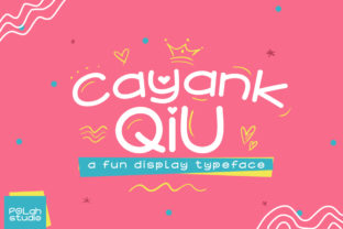 Cayang Qiu: A Playful Display Font for Editorial Design