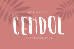 Cendol: A Display Font for Natural Branding