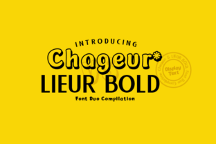 Chageur Lieur Bold Duo: A Typeface for Modern Editorial Design