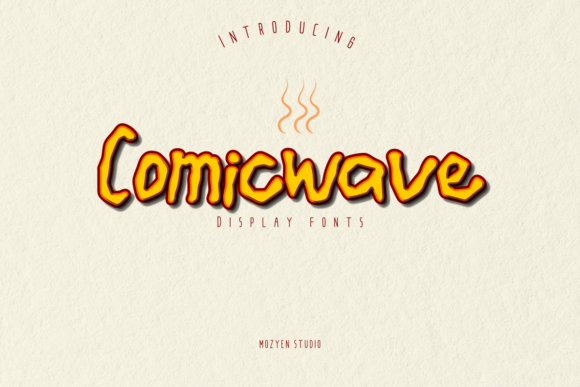 Comicwave: A Cheerful Display Font for Crafters