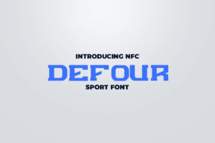 Defour: A Dynamic Display Font for Bold Branding