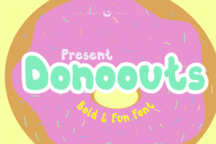Donoouts Font: A Cheerful Typeface for Small Business Branding