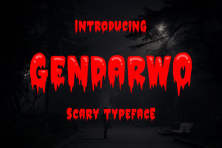 Gendarwo: A Horror Display Font for Web Design