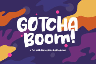 Gotcha Boom: A Cheerful Display Font for Makers