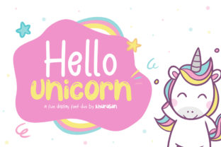 Hello Unicorn: A Bold Display Font for Editorial Design