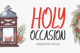 Holy Occasion: A Handwritten Font for Branding