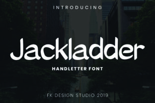Jackladder: A Display Font for Bold Web Headers