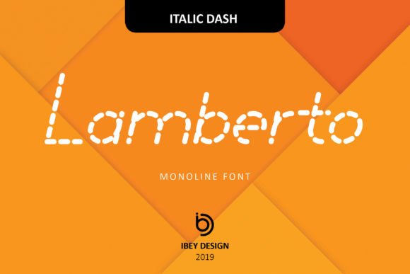 Lamberto Italic Dash: A Bold Display Font for Brands