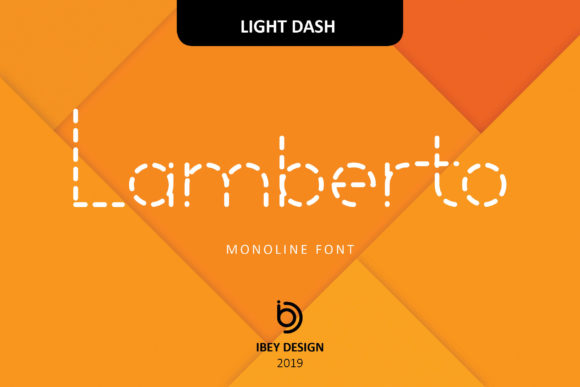 Lamberto Light Dash: A Bold Display Font for Web Design