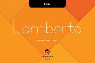 Lamberto Thin: A Modern Typeface for Bold Branding