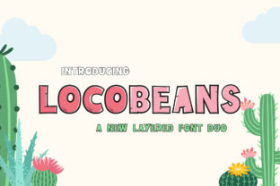 Locobeans: A Playful Display Font for Editorial Design