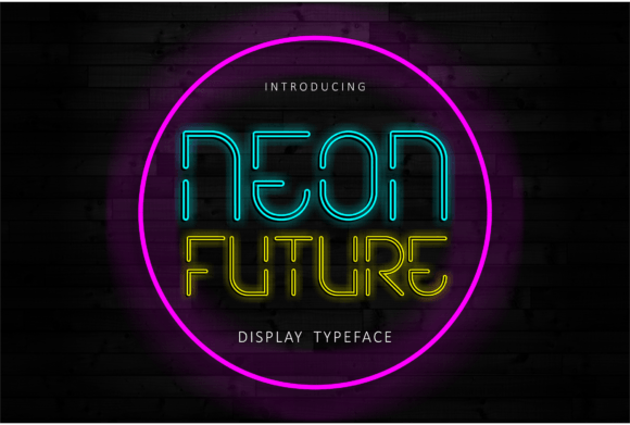 Neon Future: A Display Font for Modern Brands