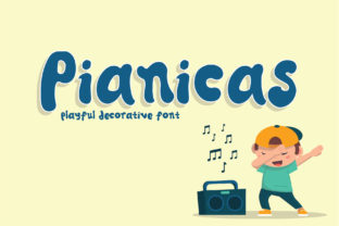 Pianicas: A Playful Display Font for Branding