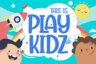 Playkidz: A Playful Display Font for Editorial Design