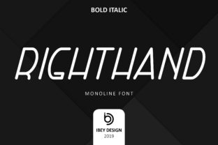 Right Hand Bold Italic: The Typeface for Scroll-Stopping Content