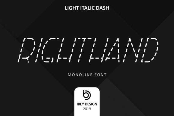 Right Hand Light Italic Dash: A Designer’s Take