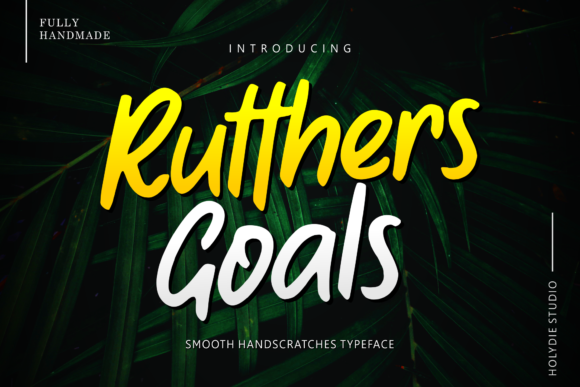 Rutthers Goals: A Dynamic Display Font for Editors