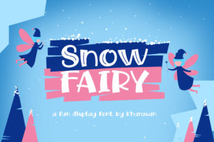 Snow Fairy Font: A Whimsical Display Typeface for Web Design