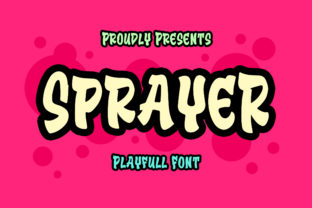 Sprayer Font: A 90s Display Typeface for Bold Branding